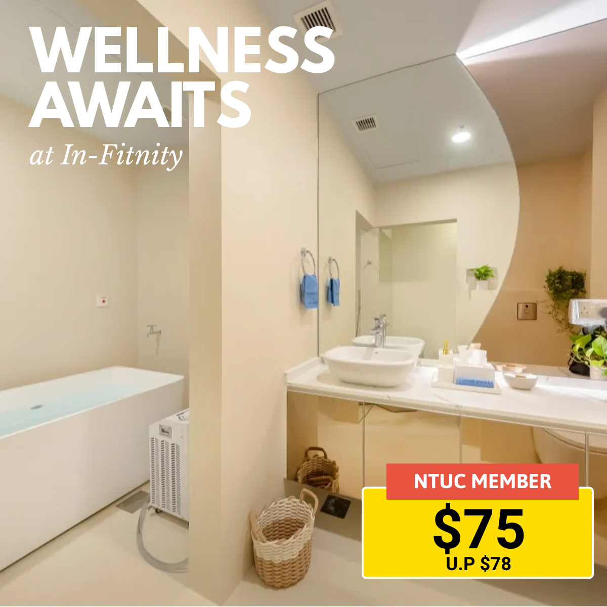 A serene In-Fitnity Therapy Room setup for revitalization and rejuvenation