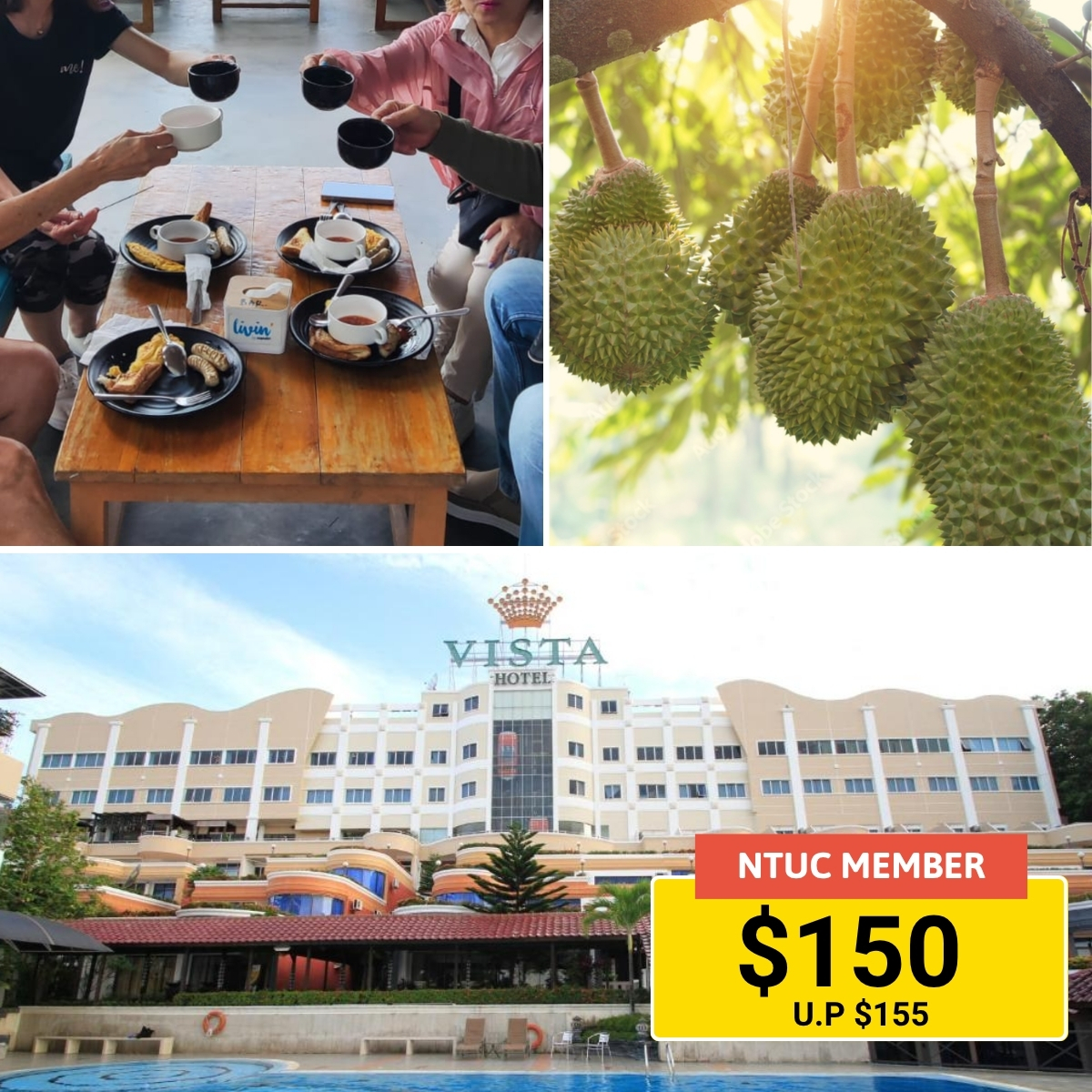 2-day 1-night Batam trip focusing on durian tasting and related local experiences.