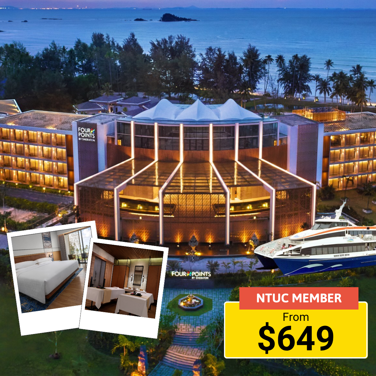 Luxurious Bintan getaway package at Four Points by Sheraton.