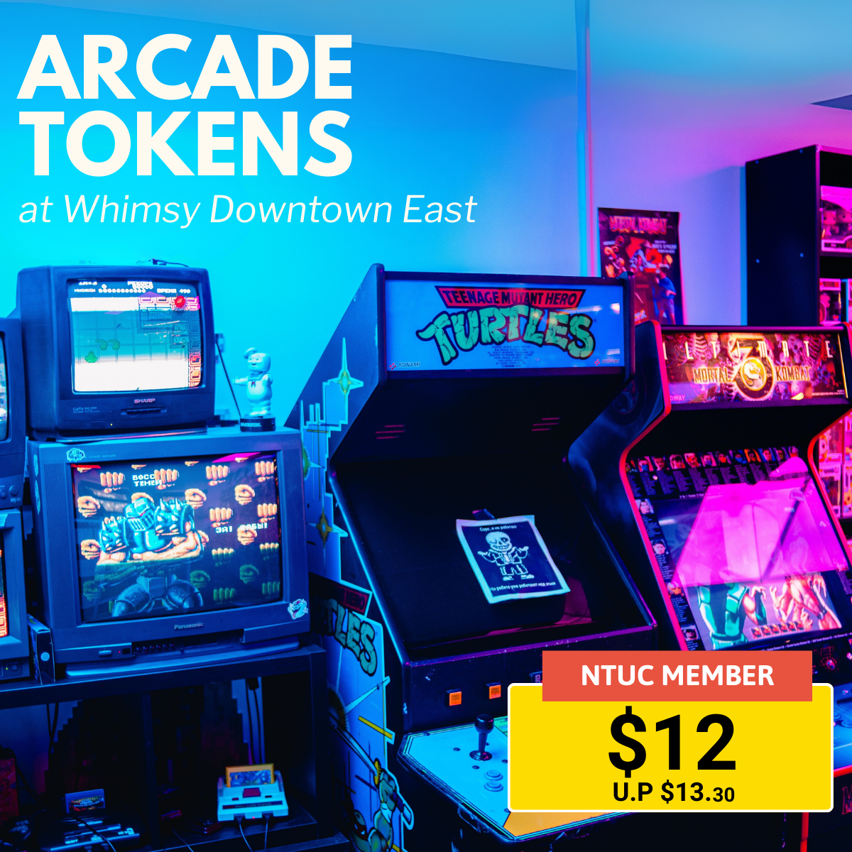 Arcade Tokens for Whimsy Downtown East