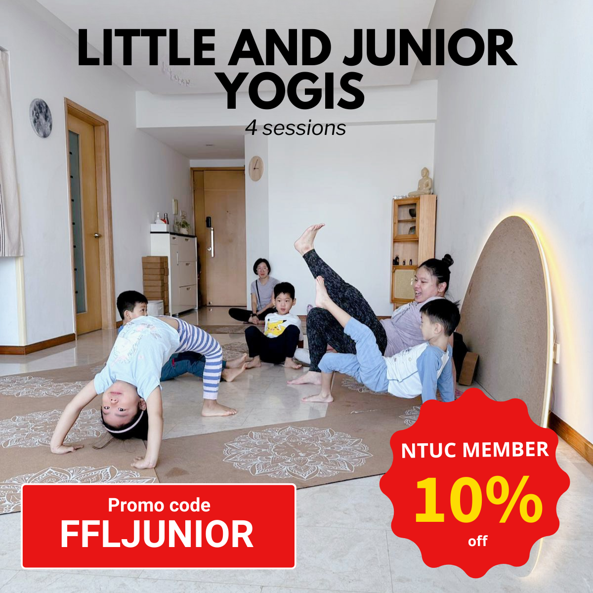 Children participating in engaging yoga sessions designed for young yogis