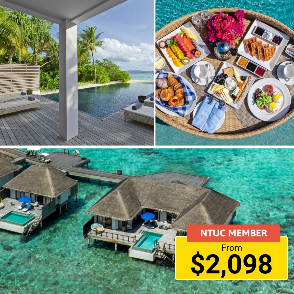 4-day, 3-night all-inclusive Maldives getaway at Dusit Thani.