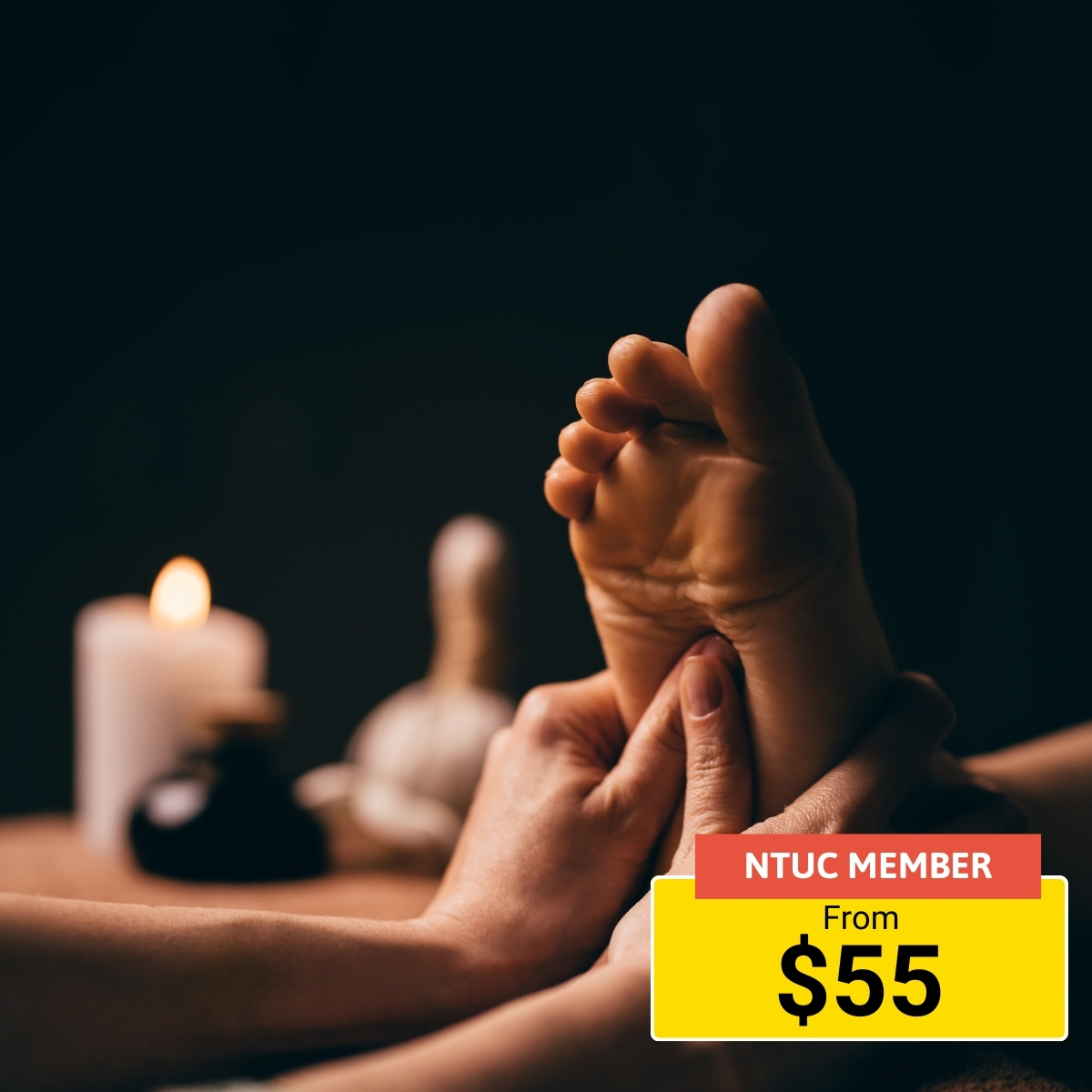 Soothing foot and body therapy treatments at Natureland, Jewel Changi.