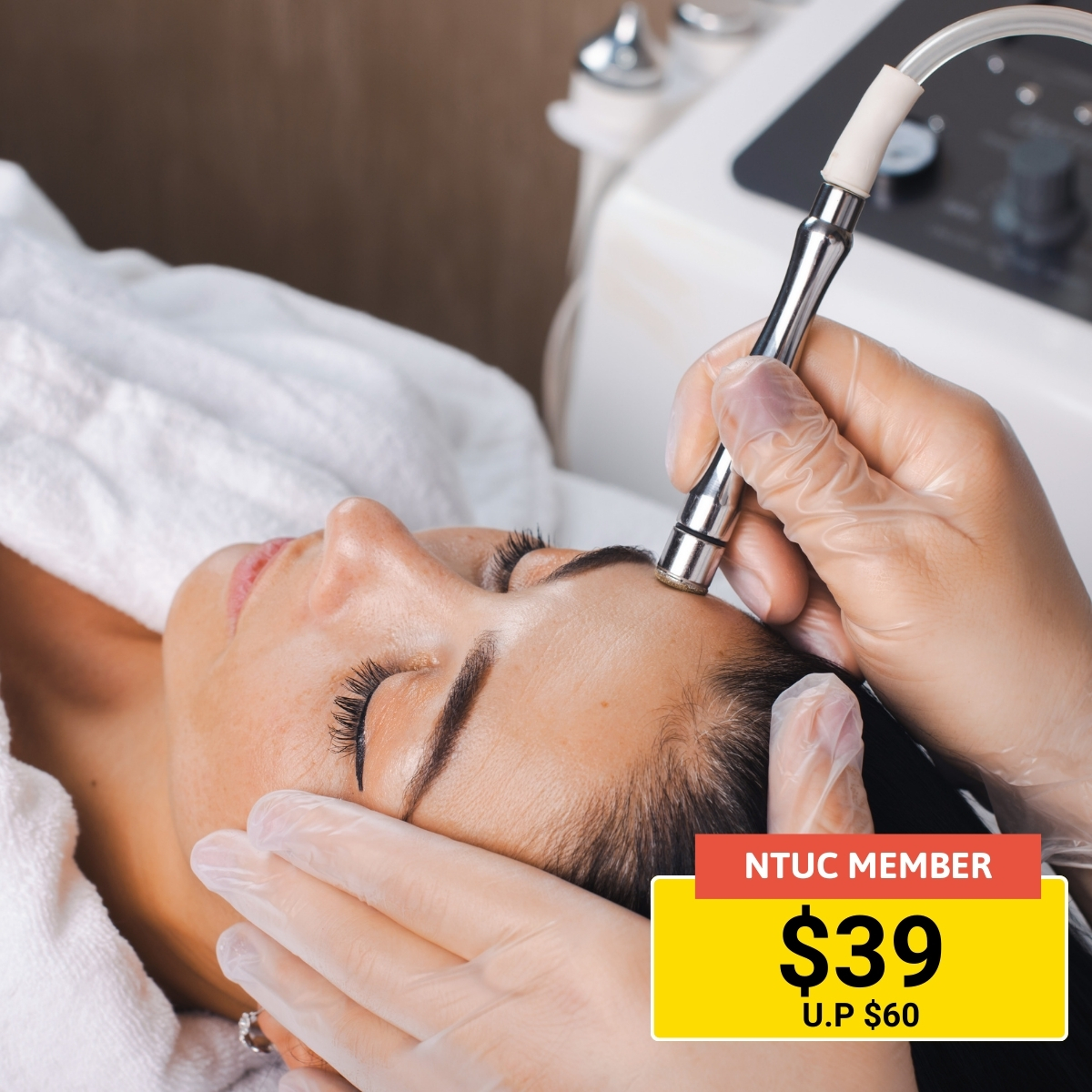 Hydra O2 Boto Lift & Glow facial with peptides for radiant, youthful skin.